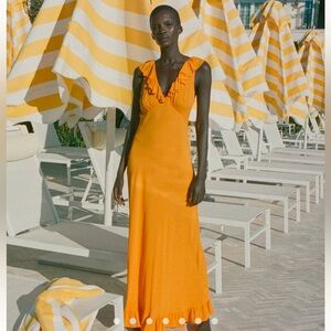 Doen Arleen Dress — Nasturtium Orange